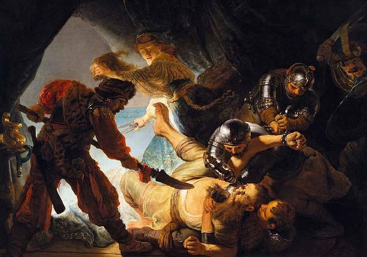 Rembrandt Peale Samson and Delilah oil painting image